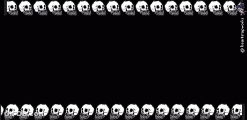 Zingo Word On Black Skull Background GIF