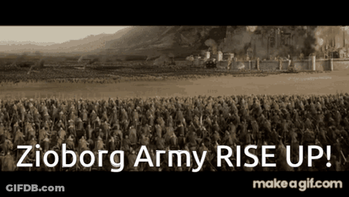 Zioborg Army Rise Up GIF
