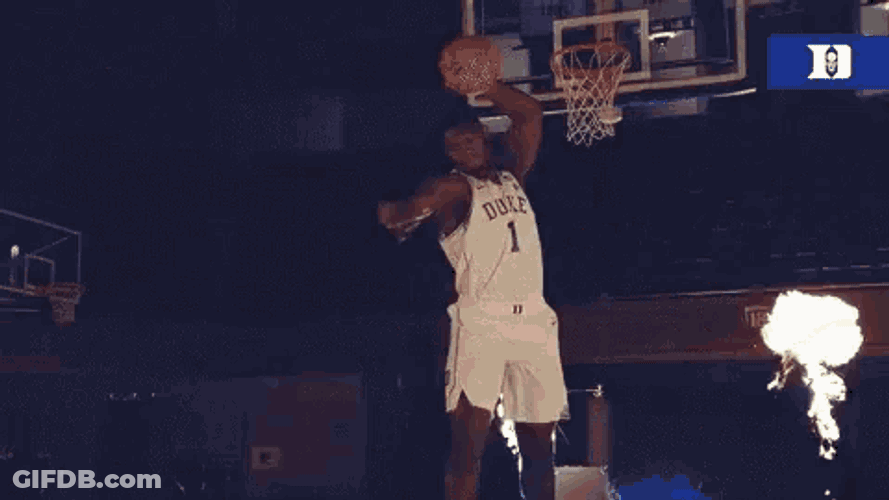 Zion Williamson Duke Blue Devils GIF
