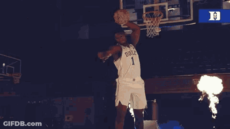 Zion Williamson Duke GIF