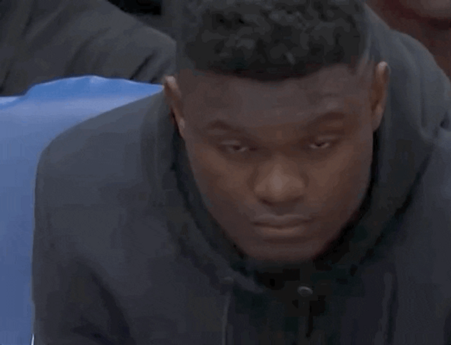 Zion Williamson Falling Asleep GIF