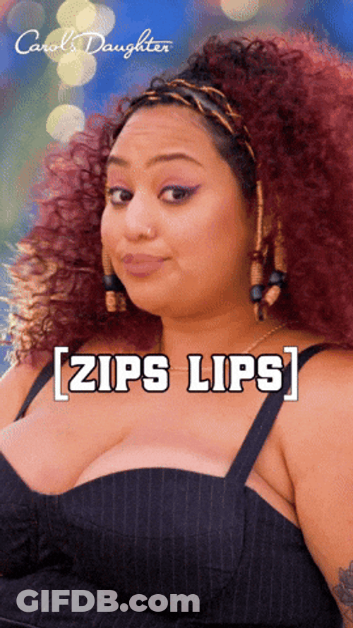 Zip Lip Keep It Secret Keep It Safe GIF