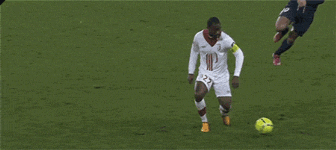 Zlatan Misses Soccer Ball GIF