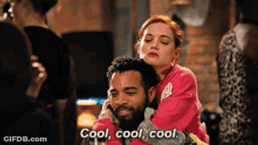 Zoey Clarke And Simon Haynes Cool Cool Cool GIF
