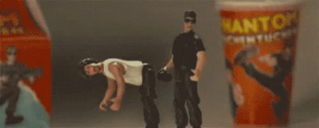 Zohan Damaged Toy GIF