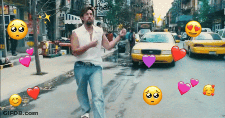 Zohan Dancing In The Middle Of Road GIF