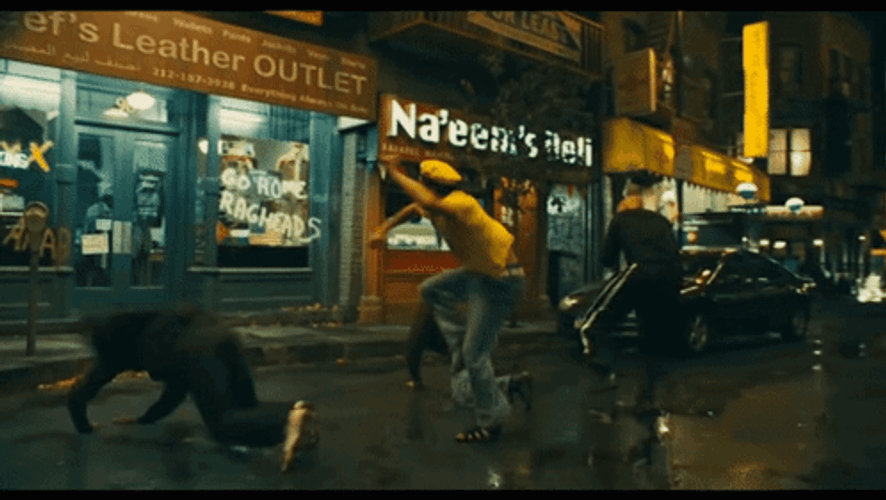 Zohan Dancing On Street GIF
