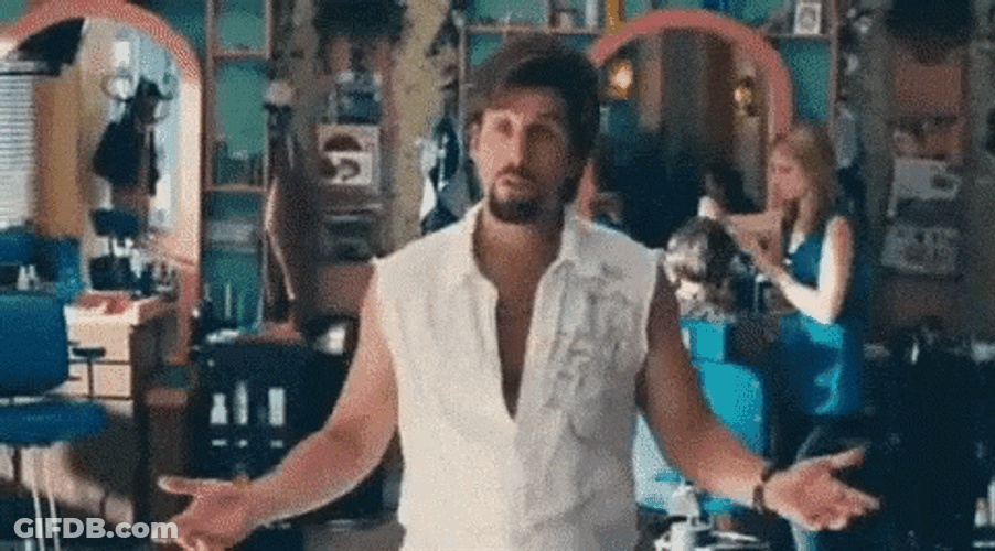 Zohan Showing Off GIF