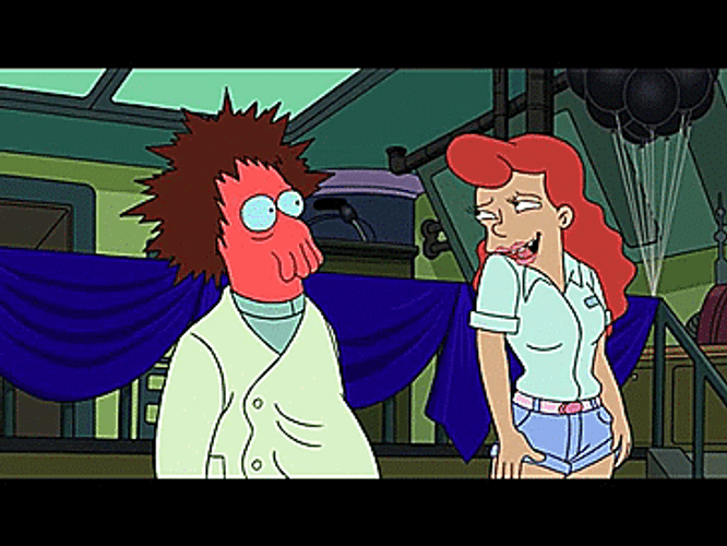Zoidberg Trying To Impress Lady GIF