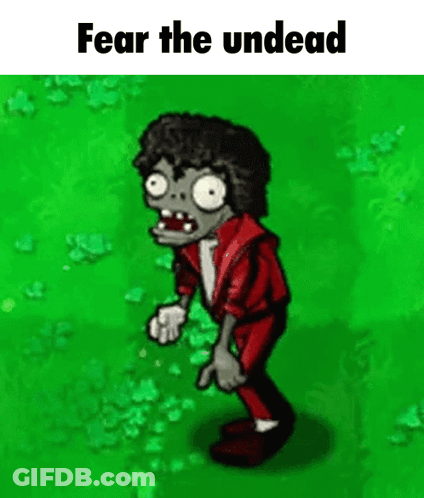 Zombie Cartoon Fear The Undead GIF