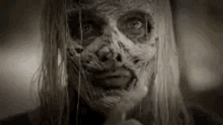 Zombie Lady Hush GIF