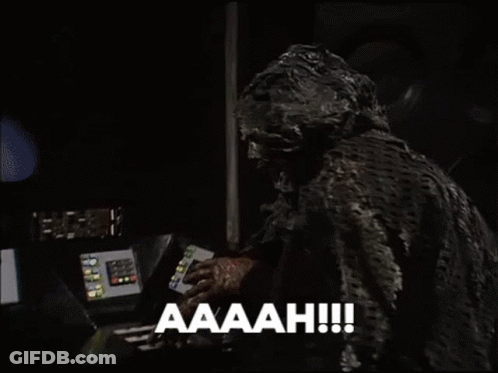 Zombie Saying Aaah GIF
