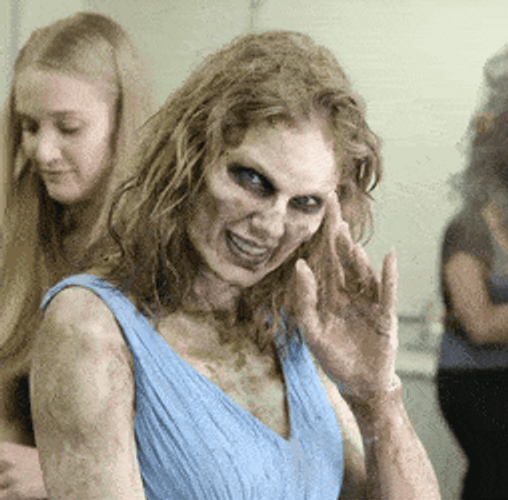 Zombie Taylor Swift Cute Wave GIF
