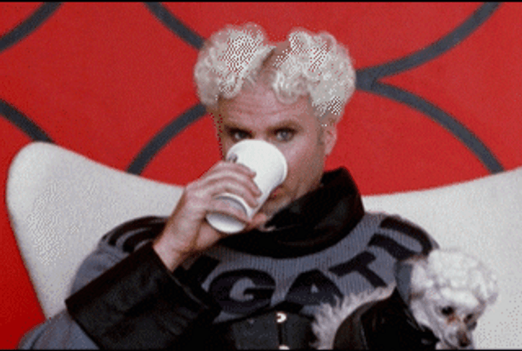 Zoolander Mugatu Thrown Milk GIF