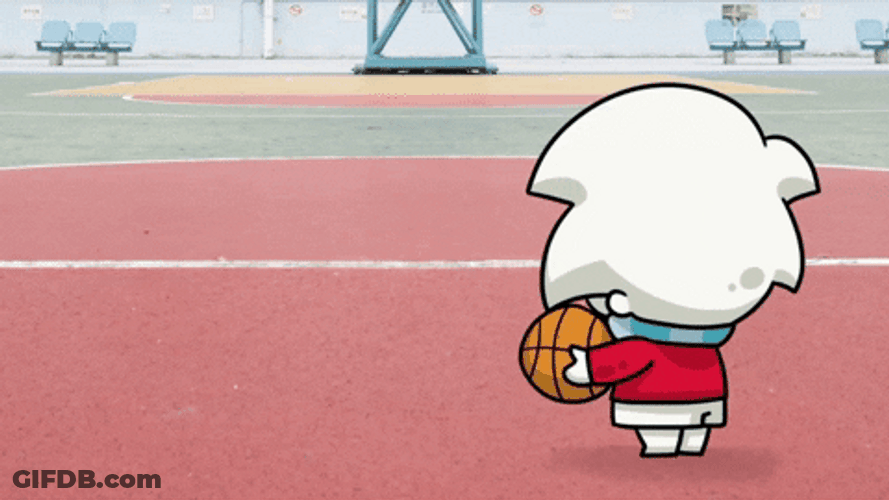 Zoom Background Basketball Cartoon GIF