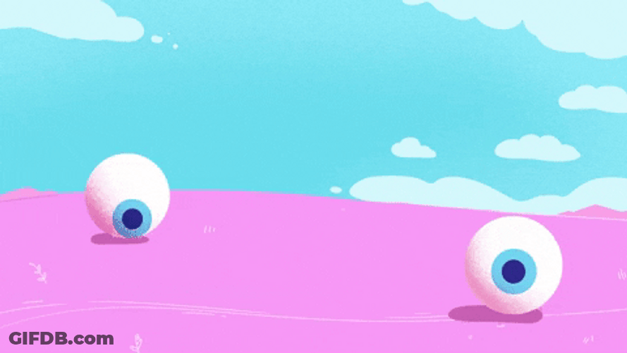 Zoom Background Bouncing Eyes GIF