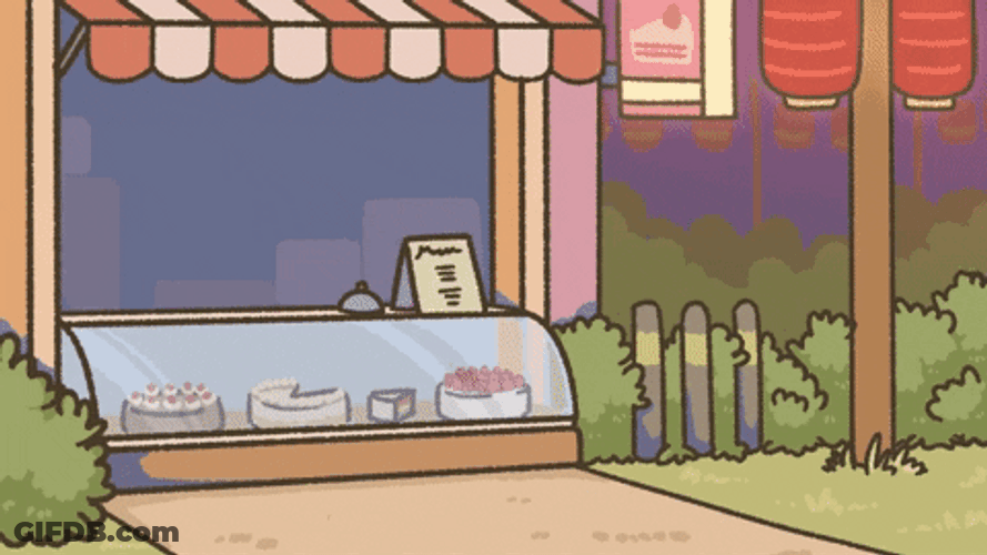 Zoom Background Cute Cartoon GIF