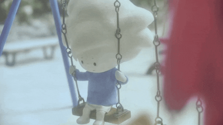 Zoom Background Sad Swing GIF