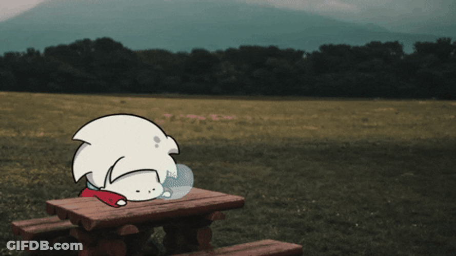 Zoom Background Sleepy Cartoon GIF