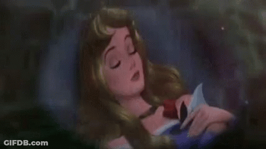 Zoom In Sleeping Beauty GIF