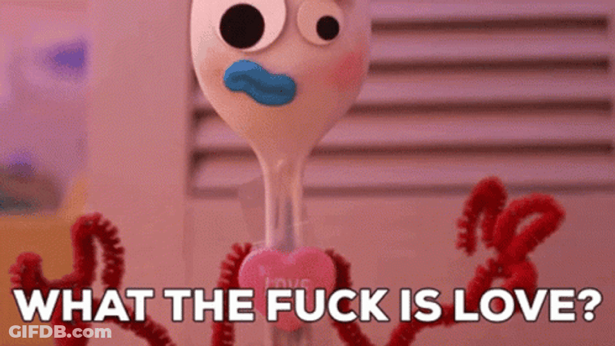 Zoom Out Forky What Is Love GIF
