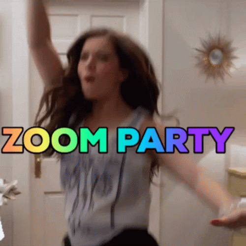 Zoom Party Hailee Steinfeld GIF