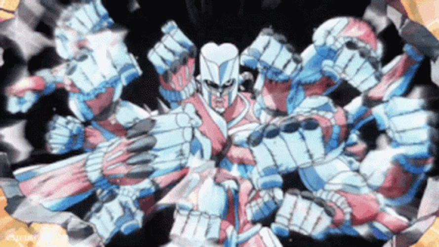 Zoom Punch Jojo Ora Ora Ora GIF