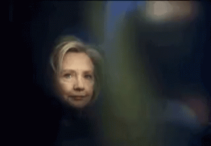 Zooming Out Hillary Clinton GIF