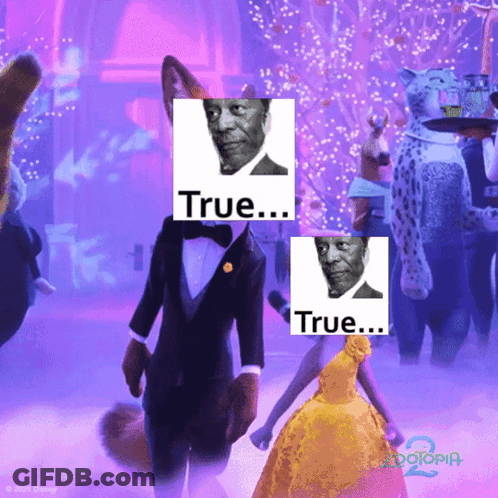 Zootopia 2 Man In Tuxedo And Woman In Gown GIF