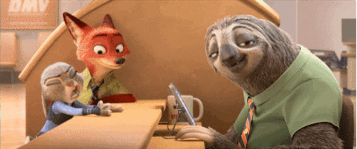 Zootopia Judy Annoyed At Flash GIF