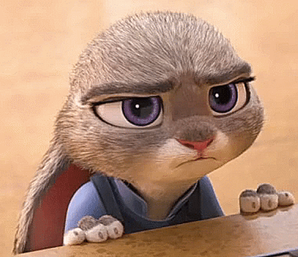 Zootopia Judy Hopps Irritated Reaction GIF