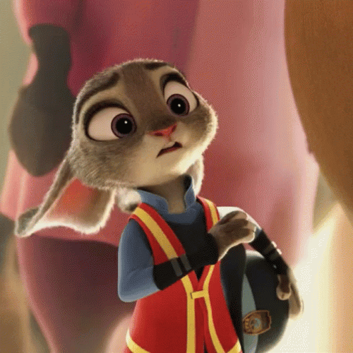 Zootopia Judy Worried Reaction GIF