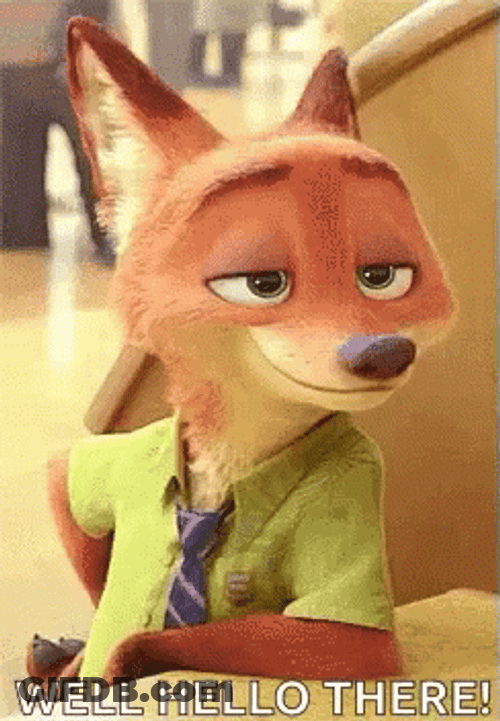 Zootopia Nick Well Hello There GIF