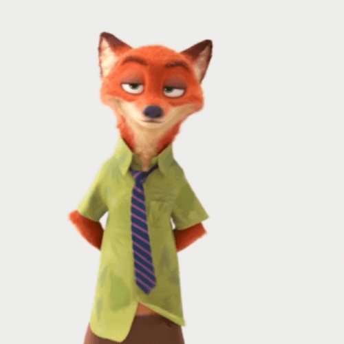 Zootopia Nick Wilde Taking Selfie GIF