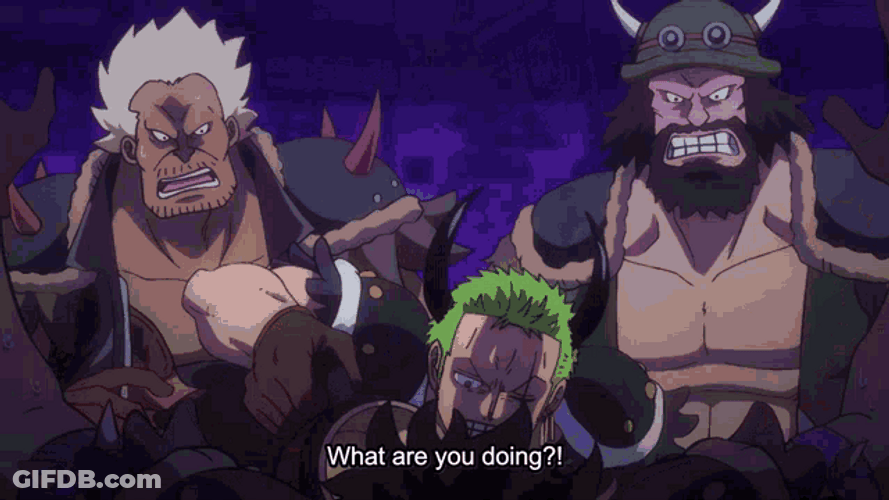 Zoro Conqueror's Haki GIF