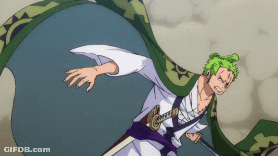 Zoro Vs King Timelapse Effect GIF