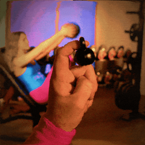 Zottman Curl Funny Finger Dumbbell Meme GIF