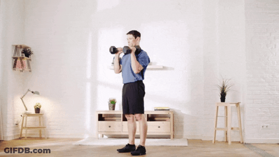 Zottman Curl Shoulder Press Tutorial GIF
