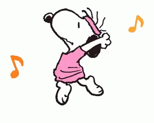 Zumba King Snoopy Dance GIF