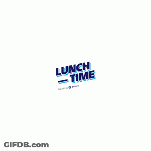 Zurich Insurance Lunch Time GIF