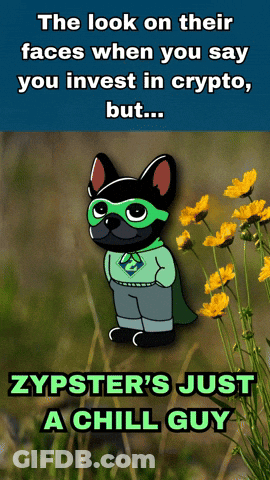Zypster 'S Just A Chill Guy With A Cartoon Dog GIF