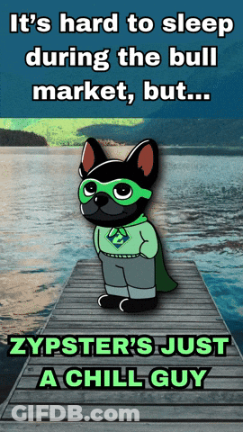 Zypster 'S Just A Chill Guy Written On A Poster GIF