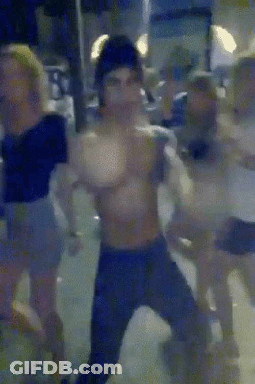 Zyzz Funny Arm Dance GIF
