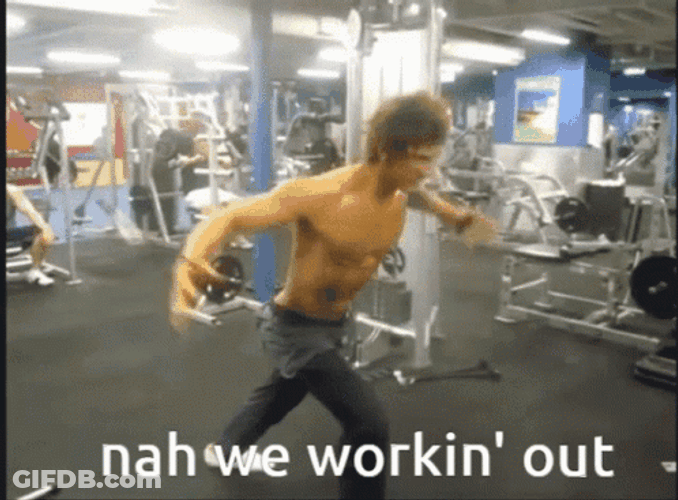 Zyzz Gym Working Out GIF