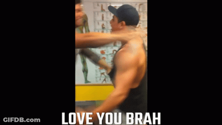 Zyzz Love You Hug GIF