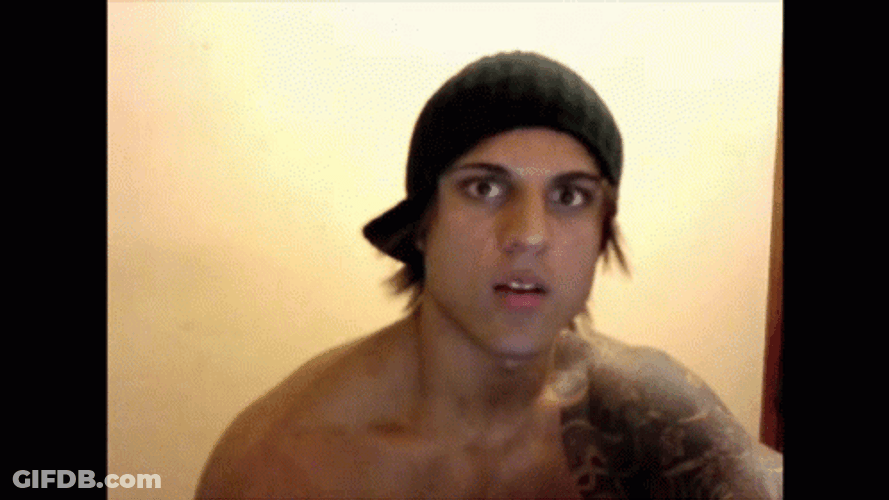 Zyzz Stare Not Blinking GIF