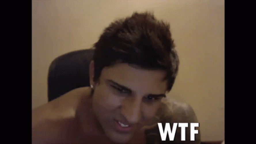 Zyzz WTF Reaction GIF