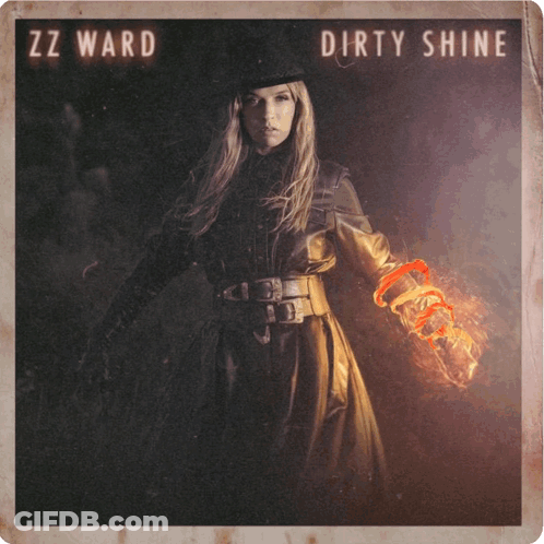 ZZ Ward Dirty Shine Album Cover Woman GIF