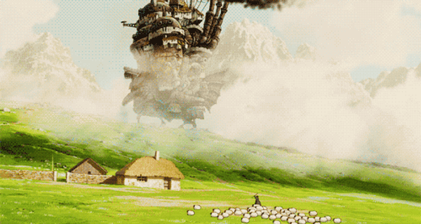 Il castello errante di Howl. Hayao Miyazaki  Howl's moving castle movie,  Howl's moving castle, Howls moving castle wallpaper