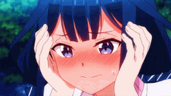 manga sticker animegirl blushing schoolgirl kawaii  Anime Girl  Blushing Png PNG Image  Transparent PNG Free Download on SeekPNG